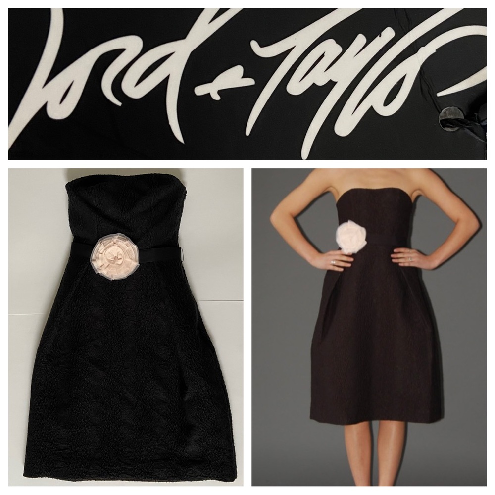 LT size 0 Black Strapless Dress